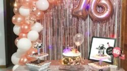 Backdate 1  Piece Sweet  Birthday Decorations For Girls, Sweet  Decorations For  Girls, Rose Gold Sweet  Birthday Decorations, Sweet  Party Decorations,