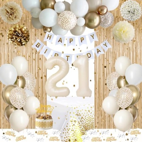 20 Fabulous 21st Birthday Decorations To Make Her Day Extra Special!