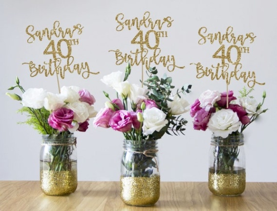 40 And Fabulous: Fun And Creative Table Decor Ideas For Your Milestone Birthday Bash!