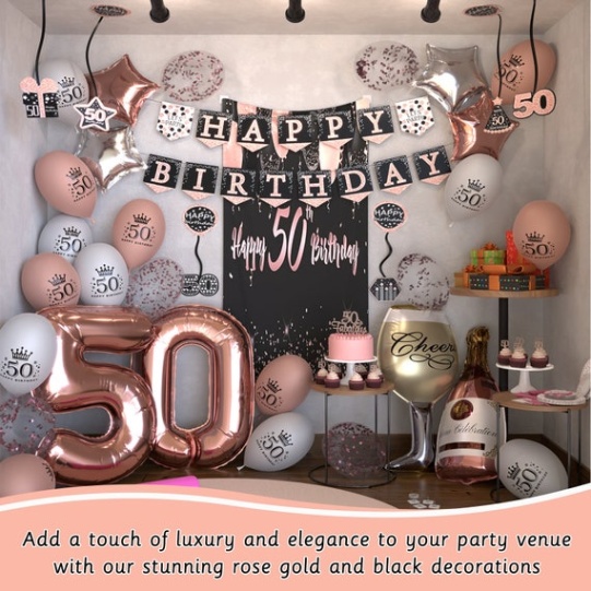 5-0 And Fabulous: Unforgettable 50th Birthday Party Decor Ideas