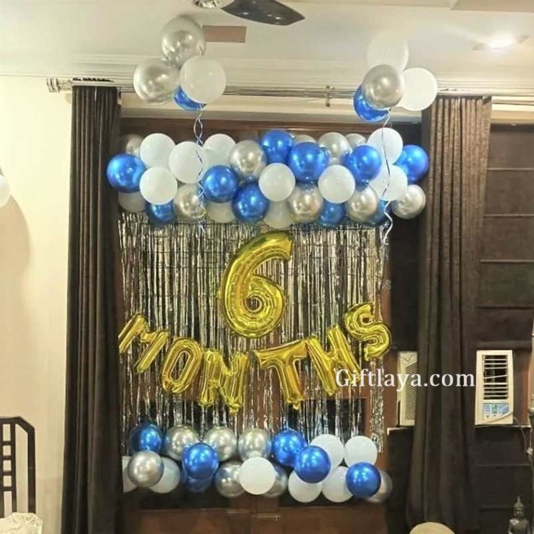 6 month birthday decor Backdate 5 Simple Six-Month Birthday Decoration at Home