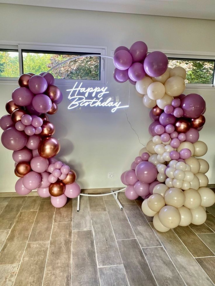 Niche Utama 1 Balloons Decoration Ideas For Birthday  Ring Balloons Decoration