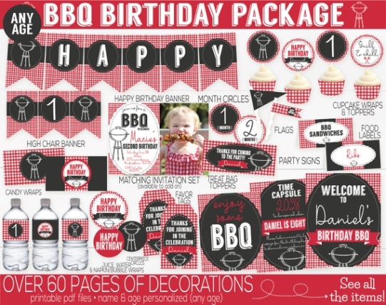 bbq birthday decorations Niche Utama 1 BBQ Birthday Party Decorations, Barbecue Birthday Party