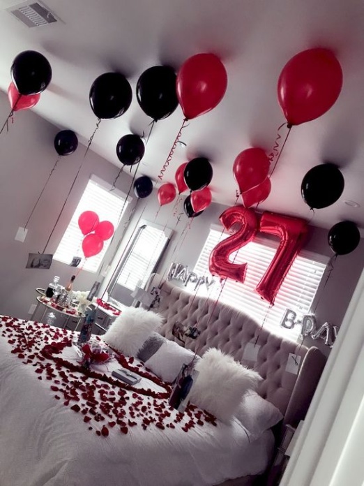 Niche Utama 1  Birthday Bedroom Setup Ideas  Birthday Decorations, Birthday