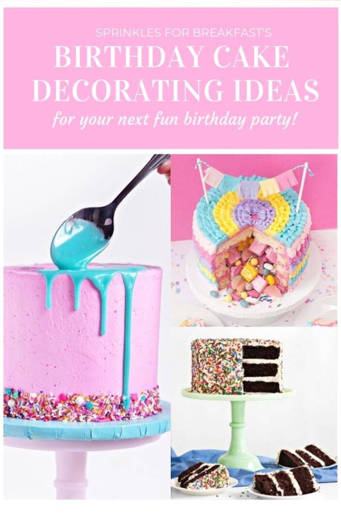 Niche Utama 1 Birthday Cake Decorating Ideas - Sprinkles For Breakfast