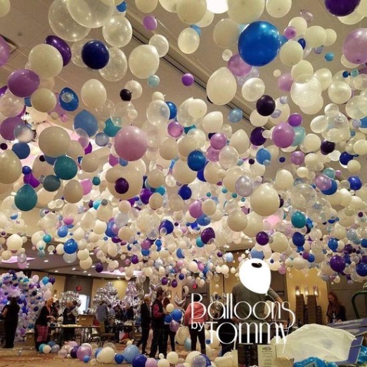 Niche Utama 1  Ceiling Balloons Ideas  Balloons, Balloon Ceiling, Balloon