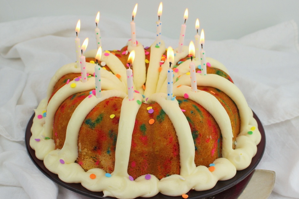 Niche Utama 1 Confetti Birthday Bundt Cake