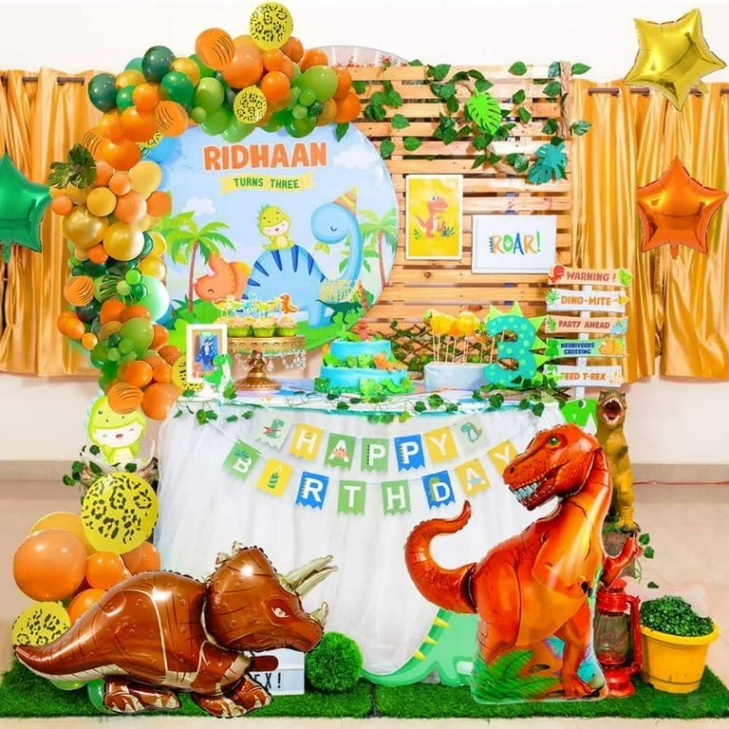 Niche Utama 2 AYUQI Dinosaur Party Supplies, Dinosaur Balloon Arch, Dinosaur Birthday  Party Decorations For Dino Themed Kid's Party Celebration