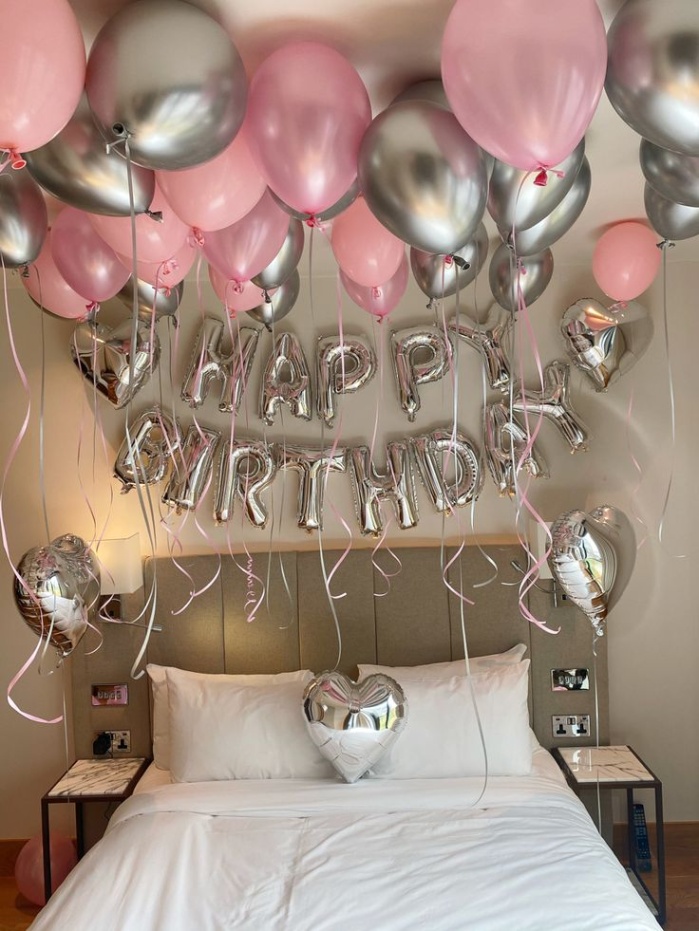 Niche Utama 2 Bedroom Birthday Balloons  Birthday Room Decorations, Surprise