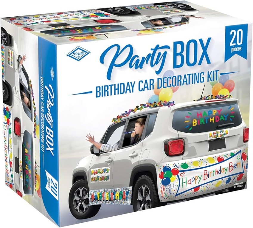 Niche Utama 2 Beistle Birthday Car Party Box