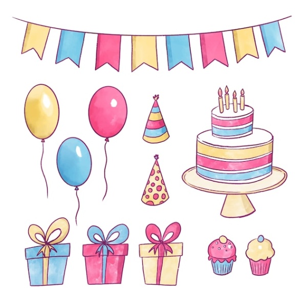 Spruce Up Your Celebration With Fun Birthday Decoration Clipart!