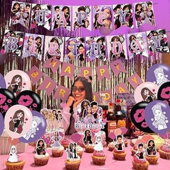 Niche Utama 2 ?????????? Birthday Party Decoration, ?????????? ???????????? Include  ?????????? Theme Birthday Banner, Cake Topper, Latex Balloons For Fans  Birthday