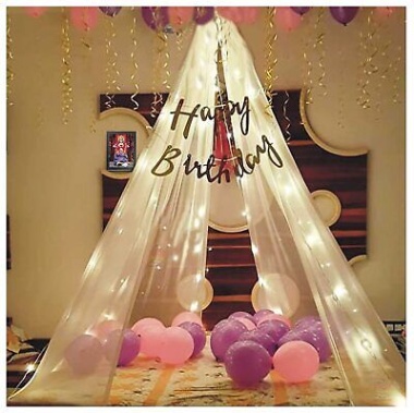 Niche Utama 2 Birthday Tent Decoration Set Includes White Net For Cabana Theme Party For  Girls  EBay