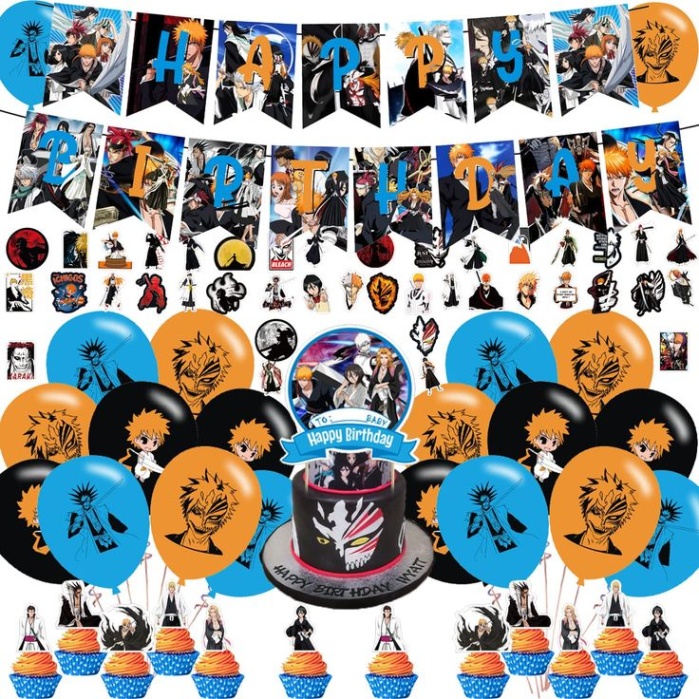 Niche Utama 2 Bleach Anime Party Decorations And Supplies