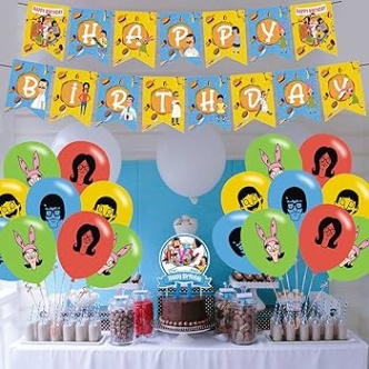 Throw A Burger-tastic Bash With Bob’s Burgers Birthday Decorations!