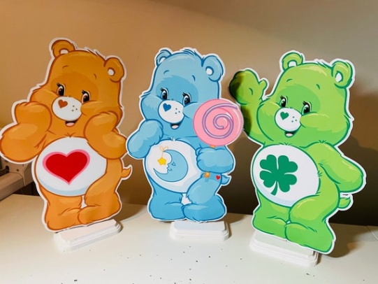 Niche Utama 2 Care Bears Centerpieces Care Bears Birthday Party - Etsy