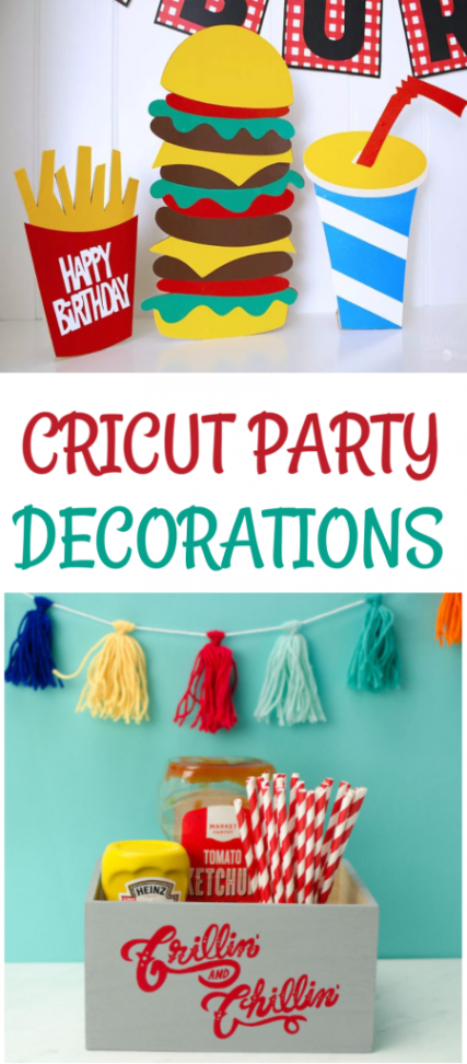 Niche Utama 2 Cricut Party Decorations - Makers Gonna Learn