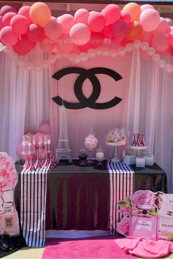 Niche Utama 2 Designer Chanel/ Paris Baby Shower Party Ideas  Photo  Of 2