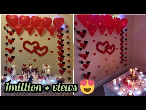 Niche Utama 2 DIY Easy Surprise Birthday Decoration For Husband Anniversary Or