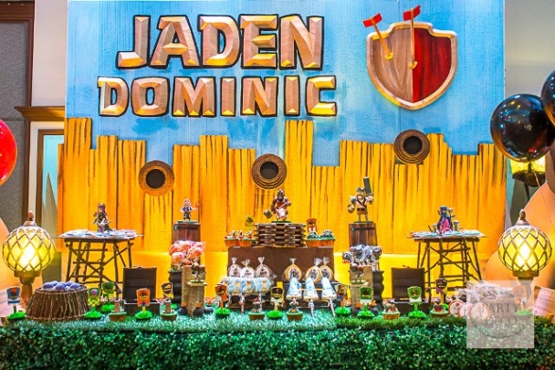 Niche Utama 2 Jaden's Clash Of Clans Themed Party  St Birthday  Party Doll Manila