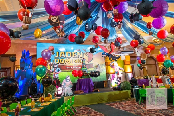 Niche Utama 2 Jaden's Clash Of Clans Themed Party  St Birthday  Party Doll Manila