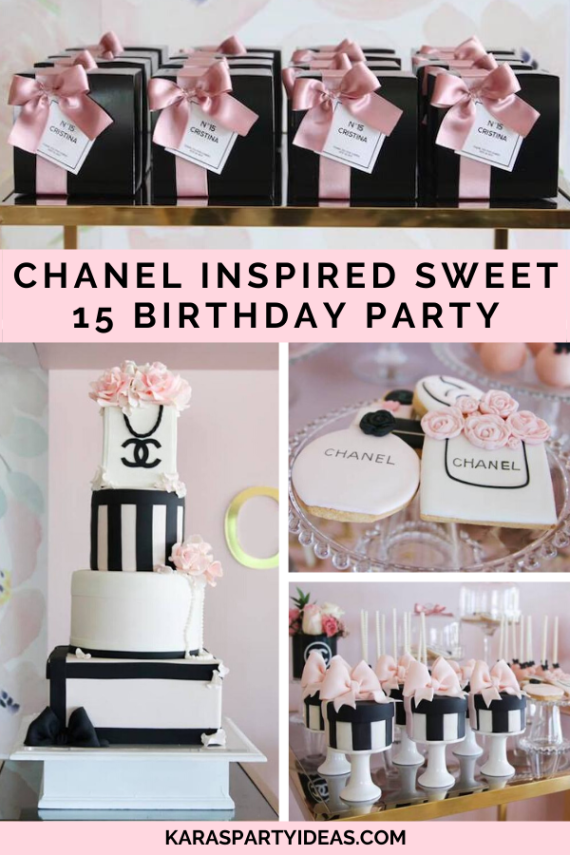 Niche Utama 2 Kara's Party Ideas Chanel Inspired Sweet  Birthday Party