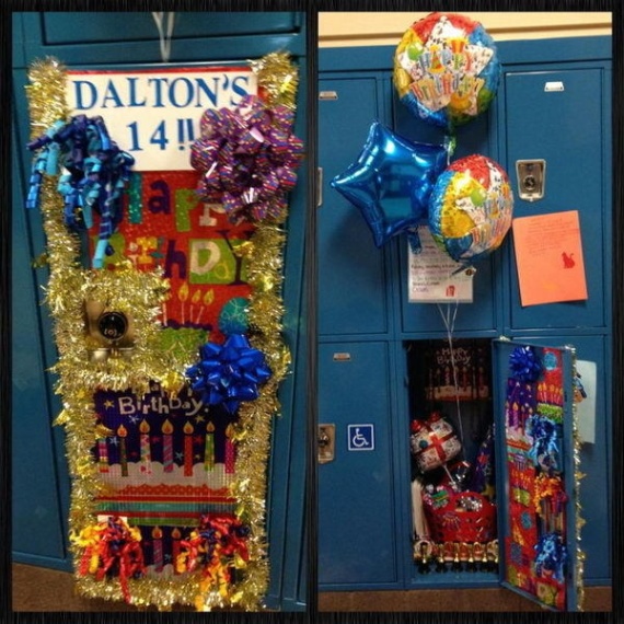 Get Inspired With Fun And Festive Birthday Decorated Locker Ideas