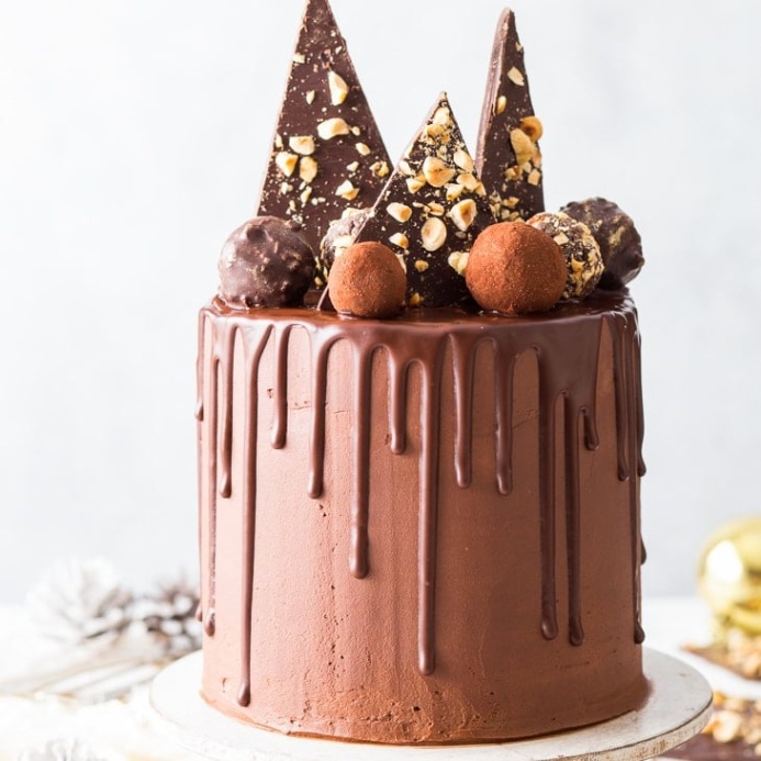 birthday chocolate cake decorations Niche Utama 2 Luxurious Vegan Chocolate Truffle Cake