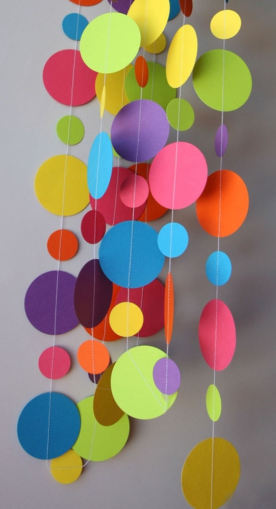 Niche Utama 2 Paper Garland, Birthday Decorations, Birthday Party Decor