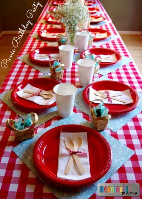 birthday picnic decor ideas Niche Utama 2 Picnic Birthday Party Ideas