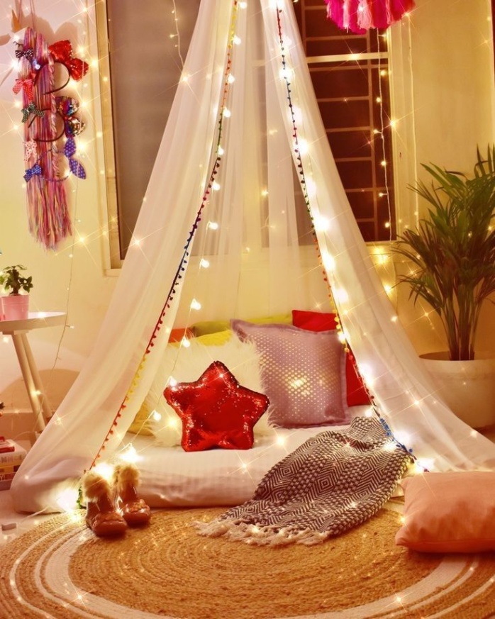 canopy birthday decoration Niche Utama 2  Romantic Canopy Decoration Ideas