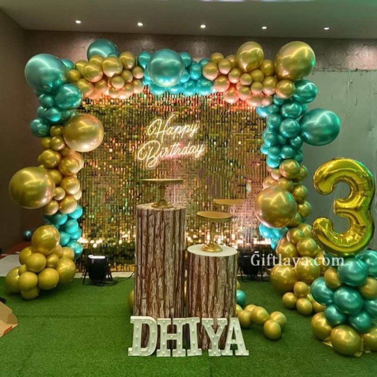 Niche Utama 2 Theme St Birthday Stage Decoration