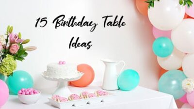 Wow Your Guests With These Fun Birthday Cake Table Decor Ideas!